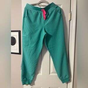 Figs Zamora High Rise Joggers SIZE L Surgical green 🌟
